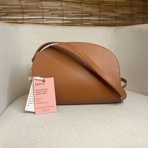 Quince Tan Crossbody Bag